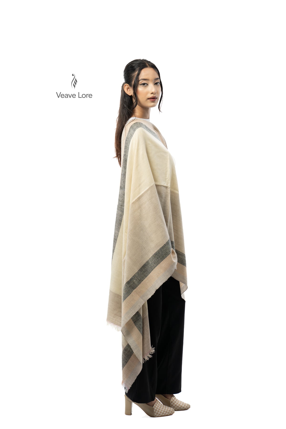 Parchment Frame Pashmina Stole