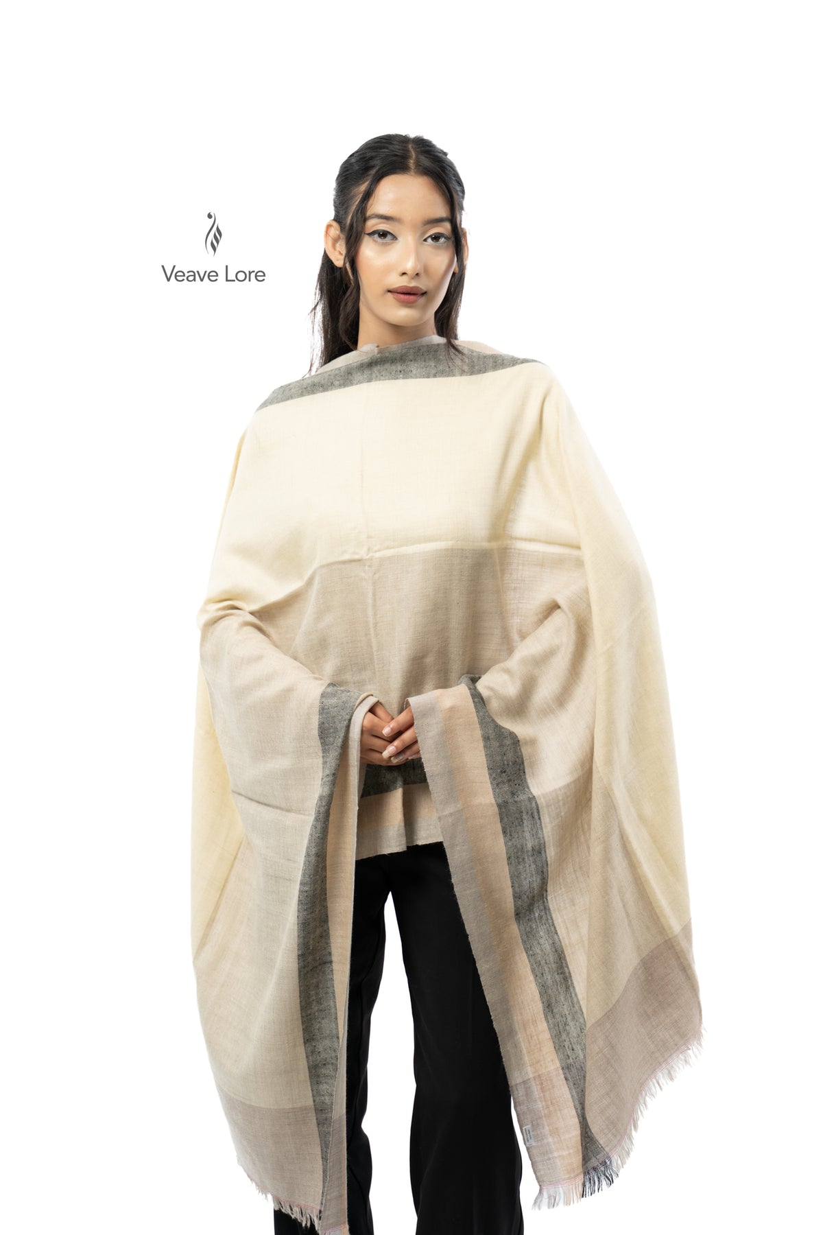 Parchment Frame Pashmina Stole