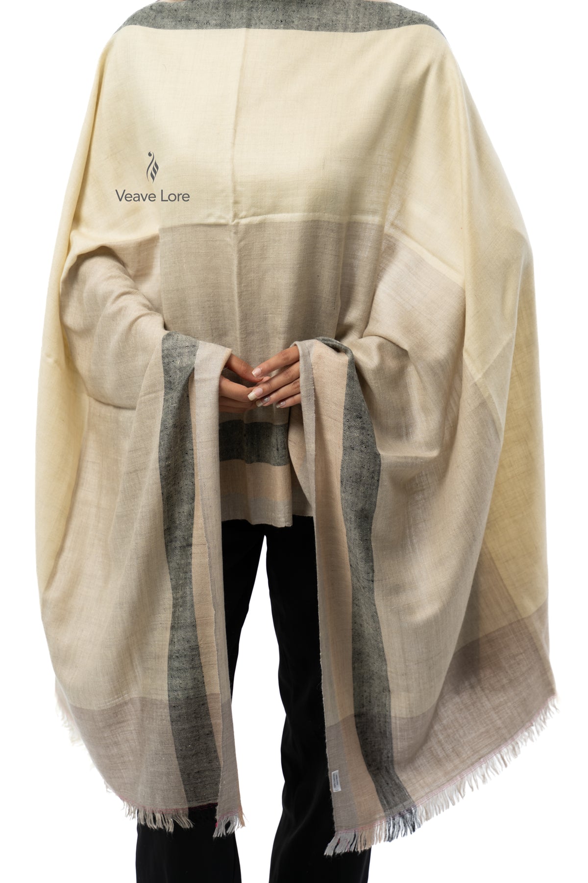 Parchment Frame Pashmina Stole