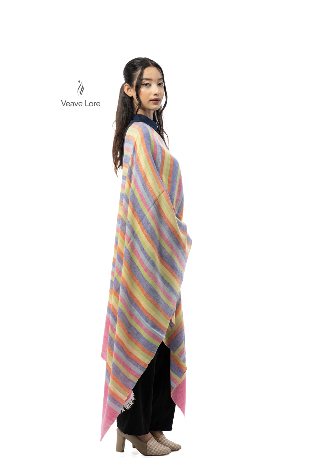 Sherbet Carousel Pashmina Stole