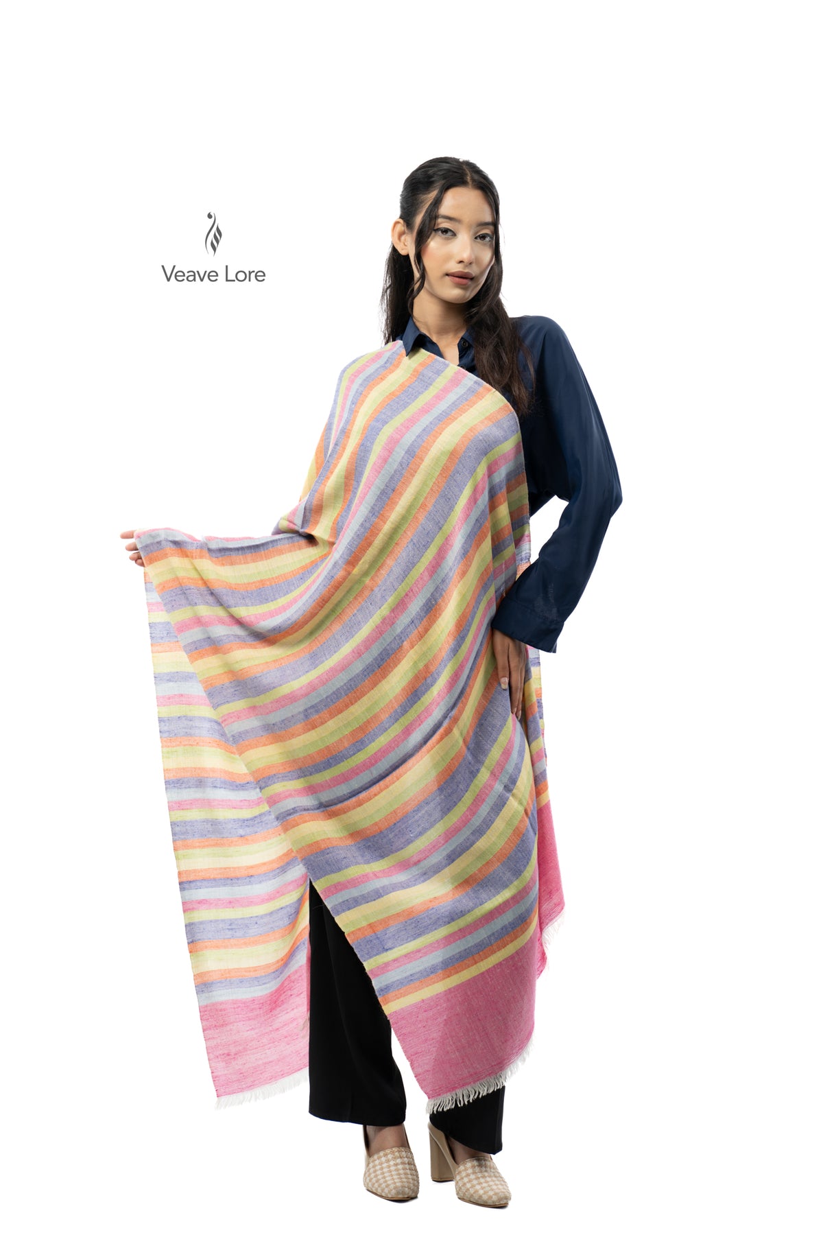 Sherbet Carousel Pashmina Stole