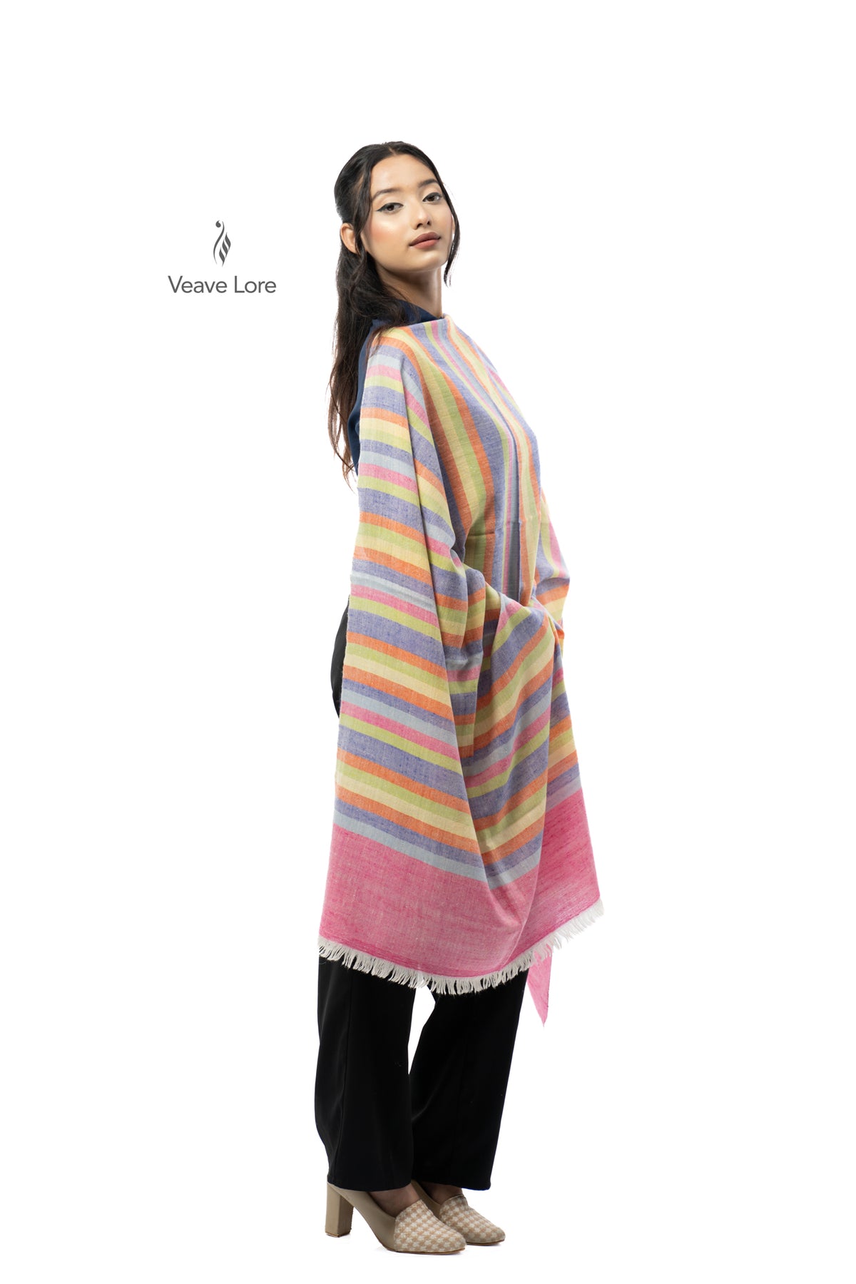 Sherbet Carousel Pashmina Stole