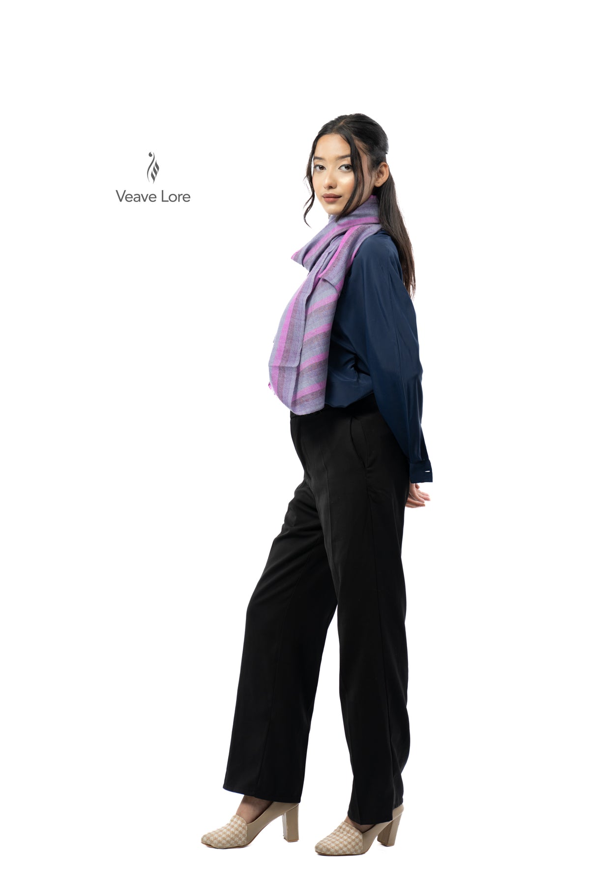 Orchid Cadence Pashmina Stole