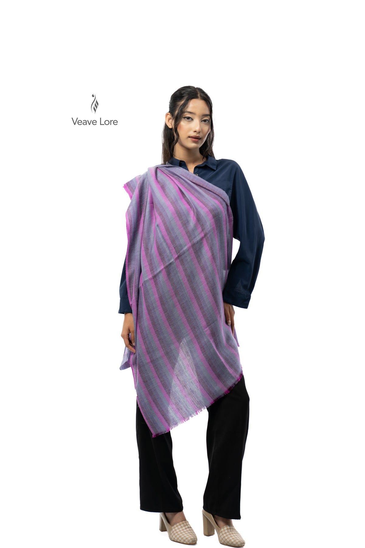 Orchid Cadence Pashmina Stole