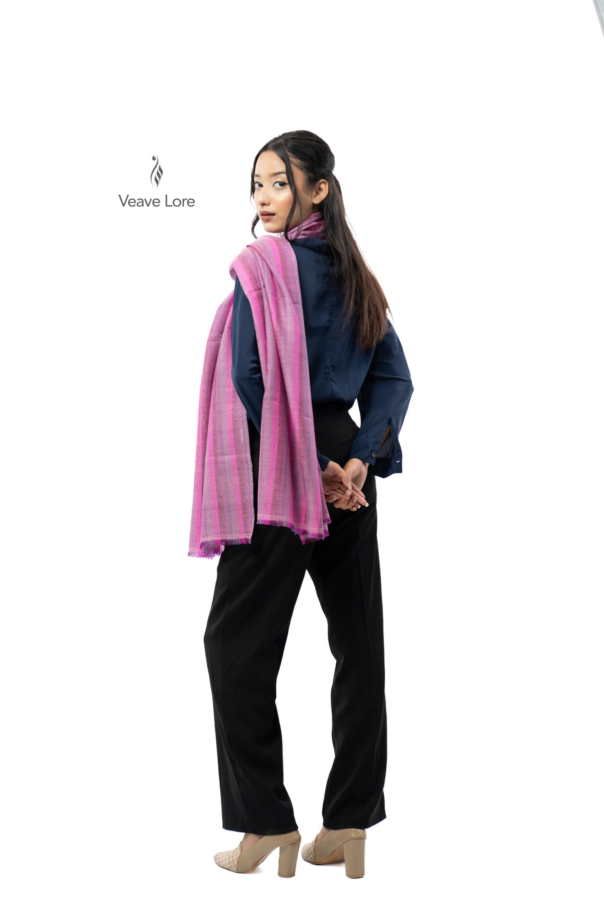 Fuchsia Palisade Pashmina Stole