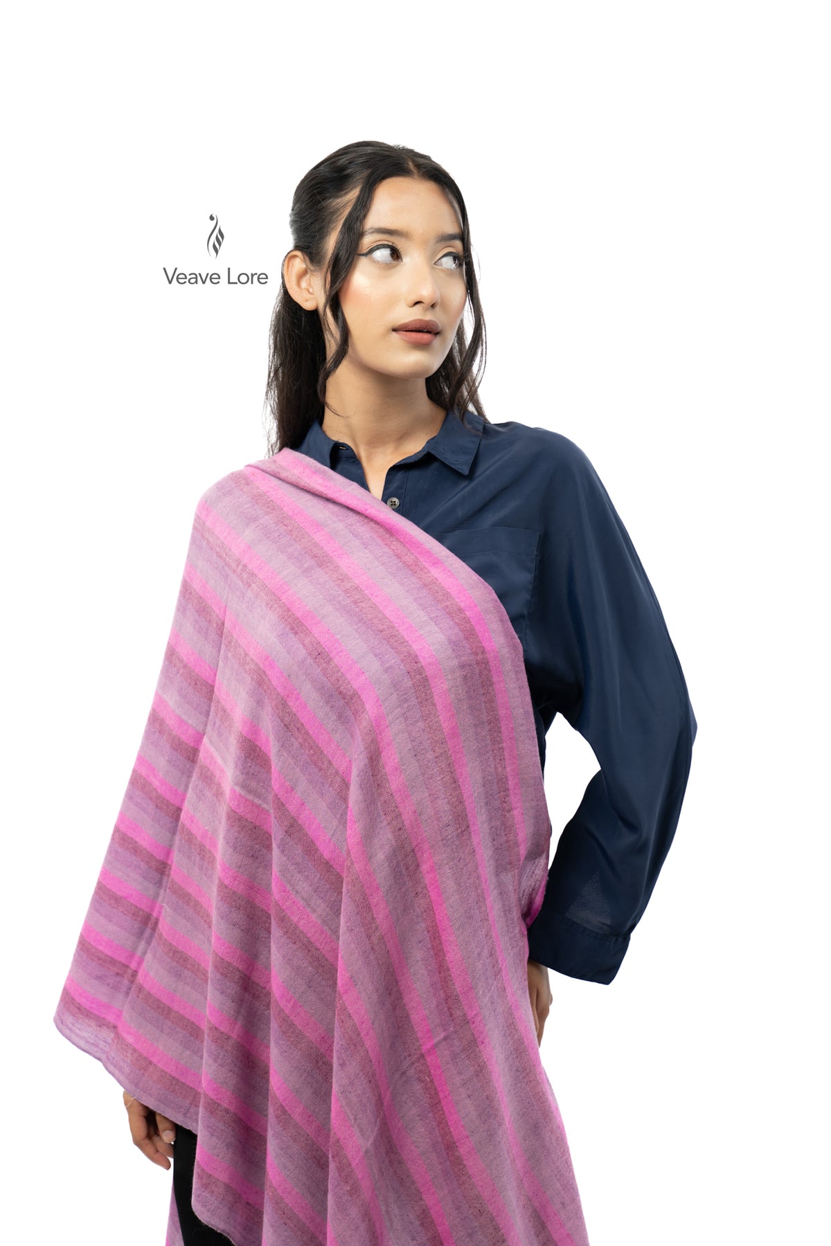 Fuchsia Palisade Pashmina Stole