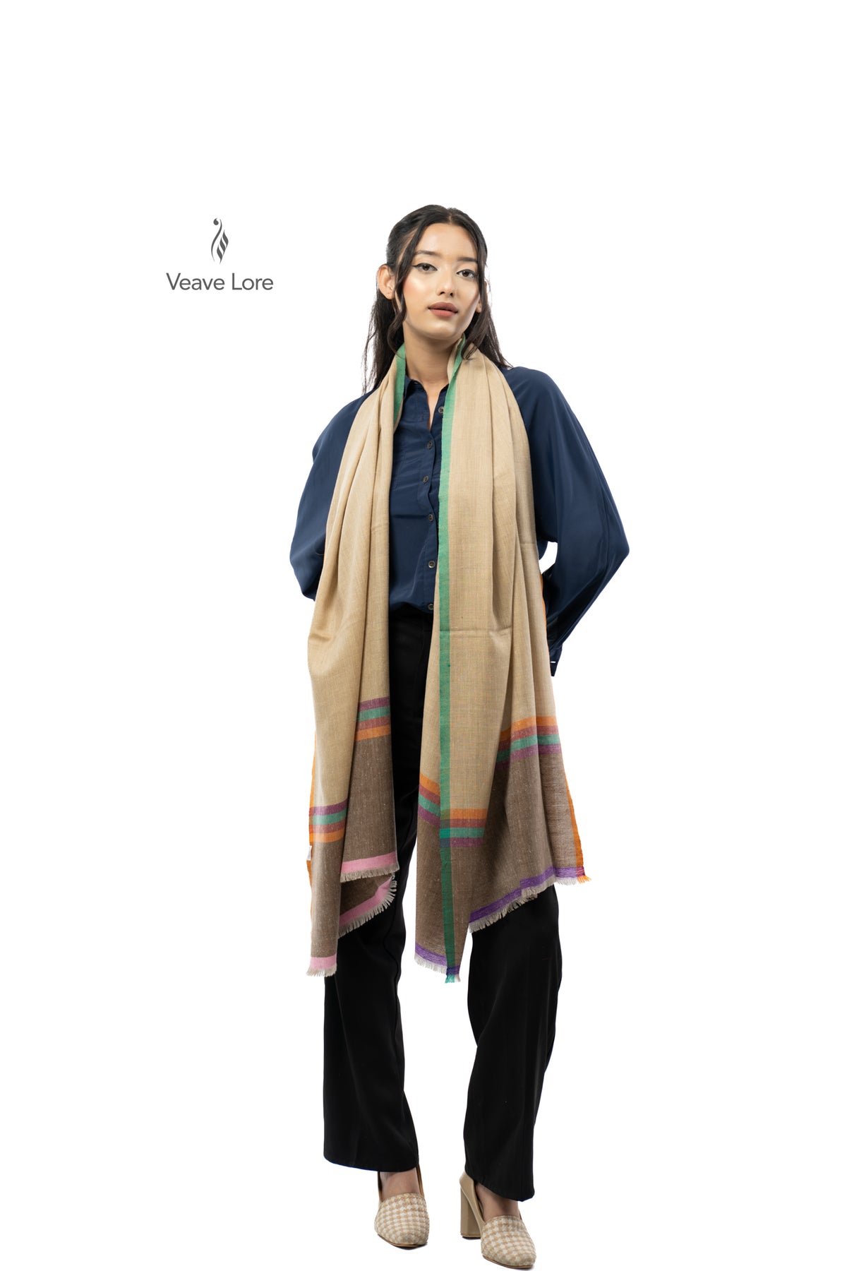 Wheatfield Spectrum Pashmina Stole