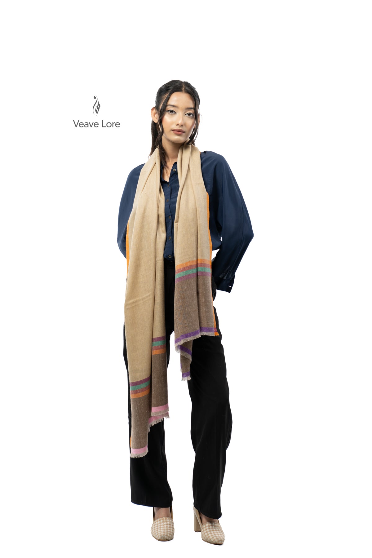Wheatfield Spectrum Pashmina Stole