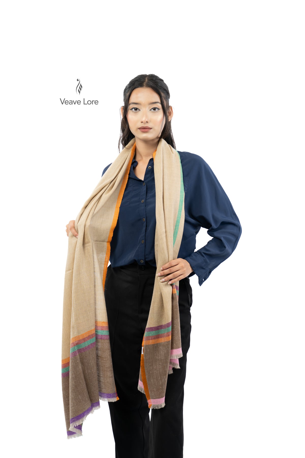 Wheatfield Spectrum Pashmina Stole