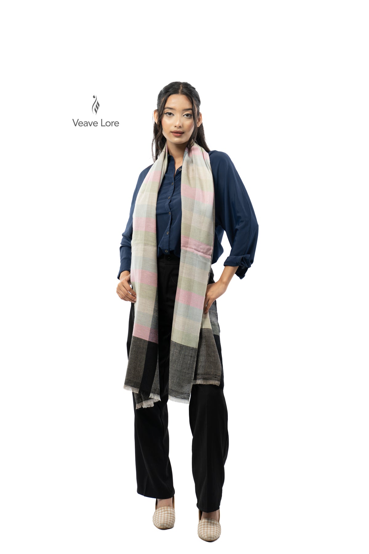 Petal Casement Pashmina Stole