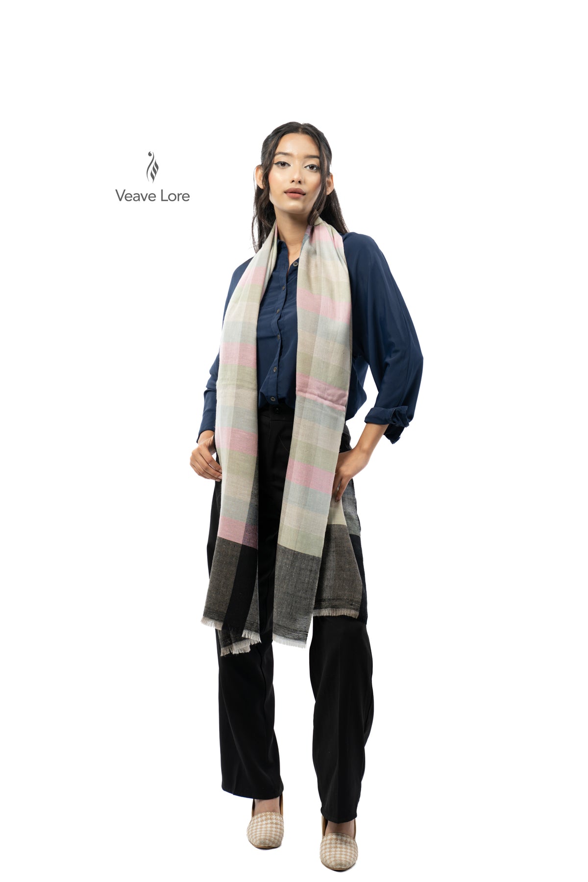 Petal Casement Pashmina Stole