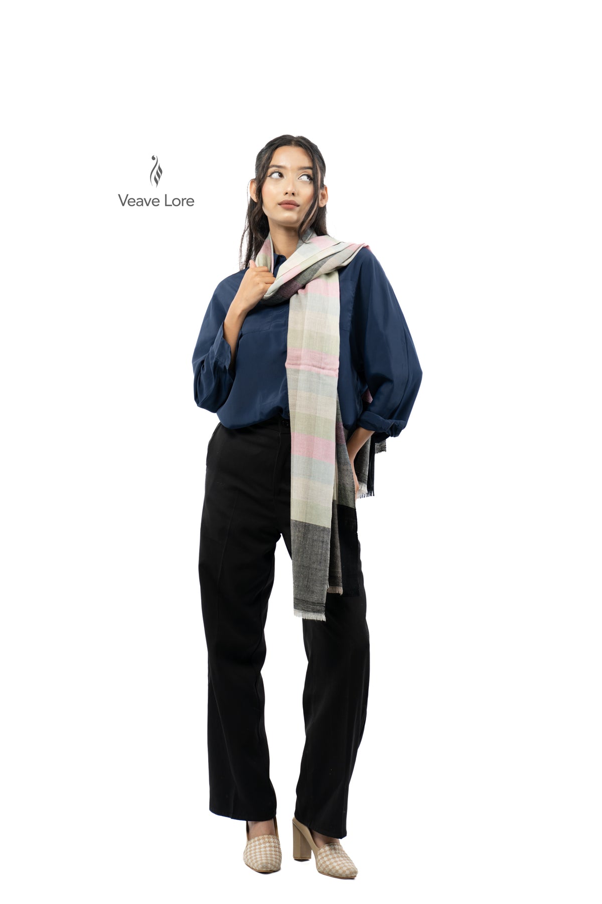 Petal Casement Pashmina Stole