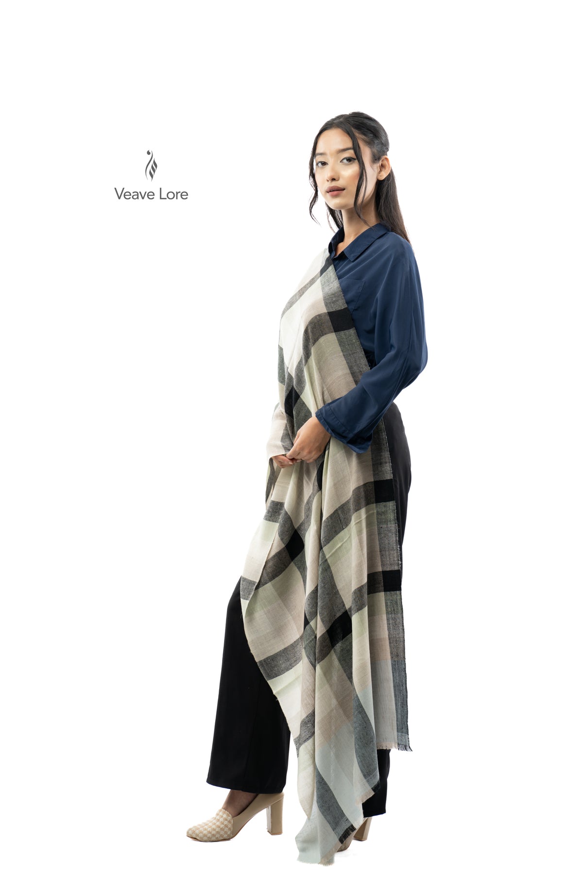 Linen Cornerstone Pashmina Stole