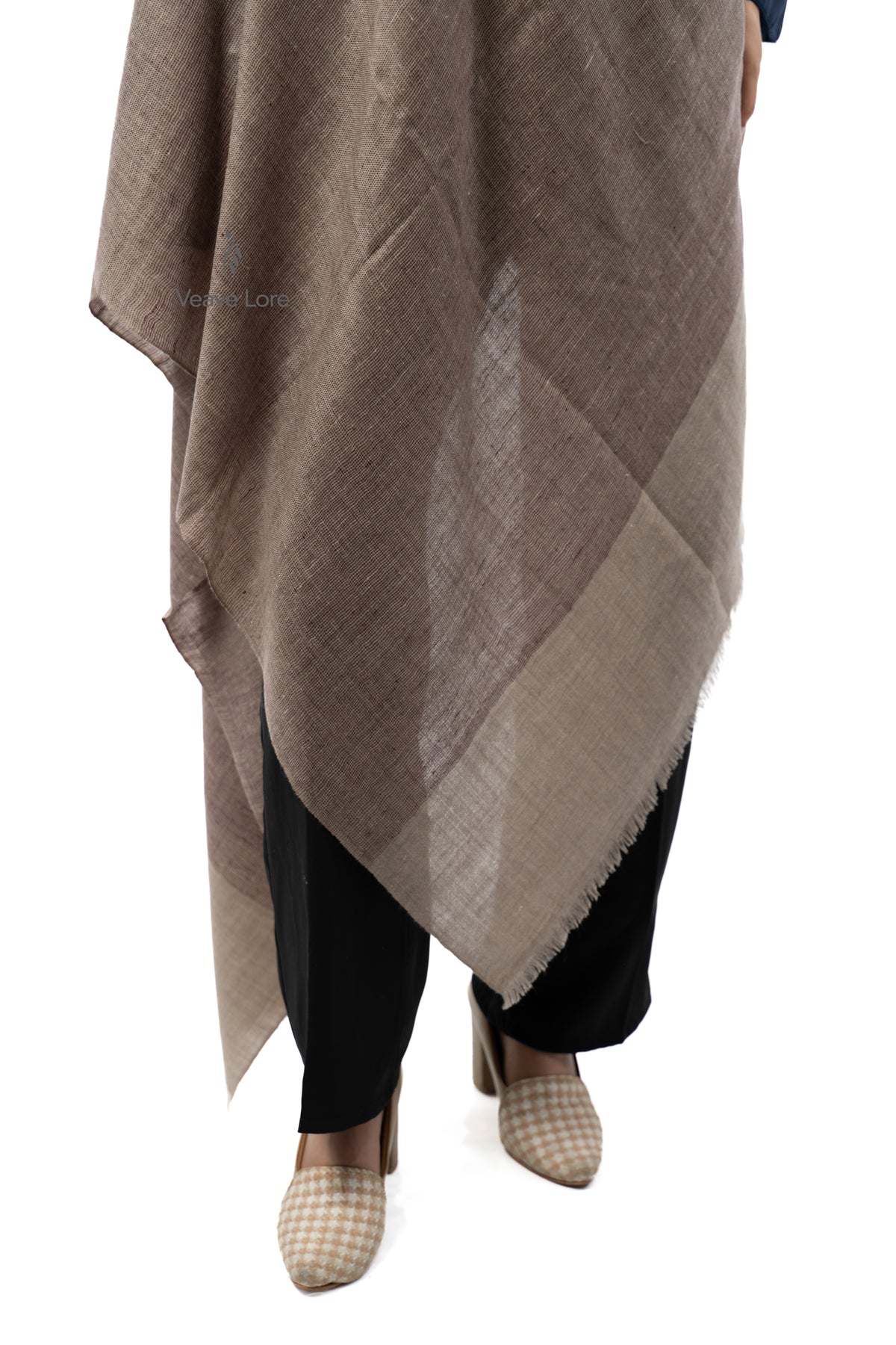 Cocoa Melange Pashmina Stole