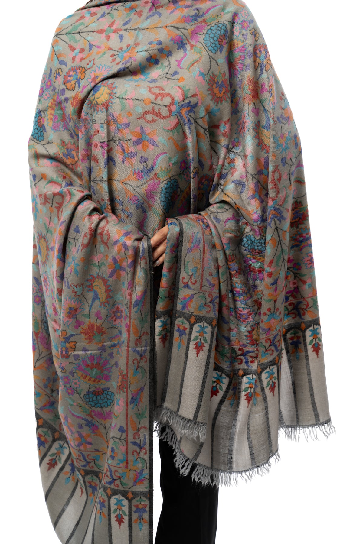 The Misted Garden Pashmina Shawl