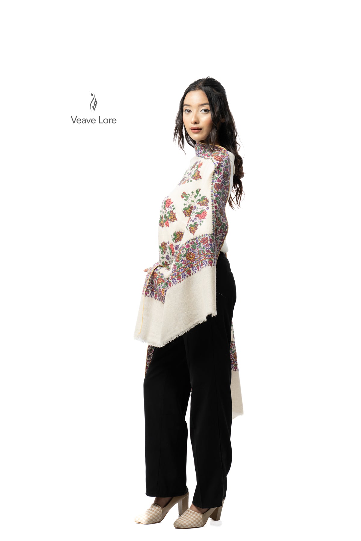 Ivywhite Chinar Pashmina Stole