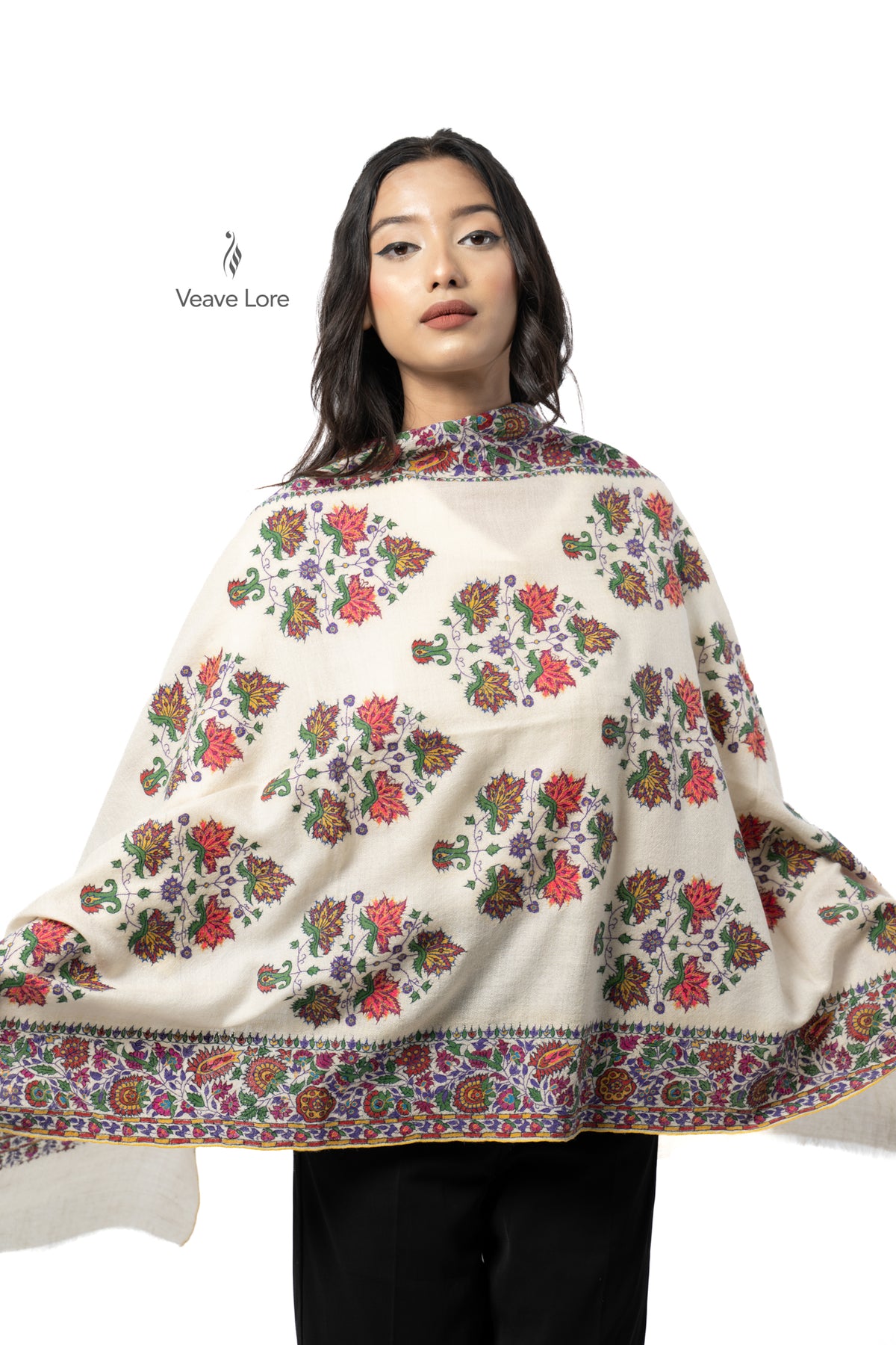 Ivywhite Chinar Pashmina Stole