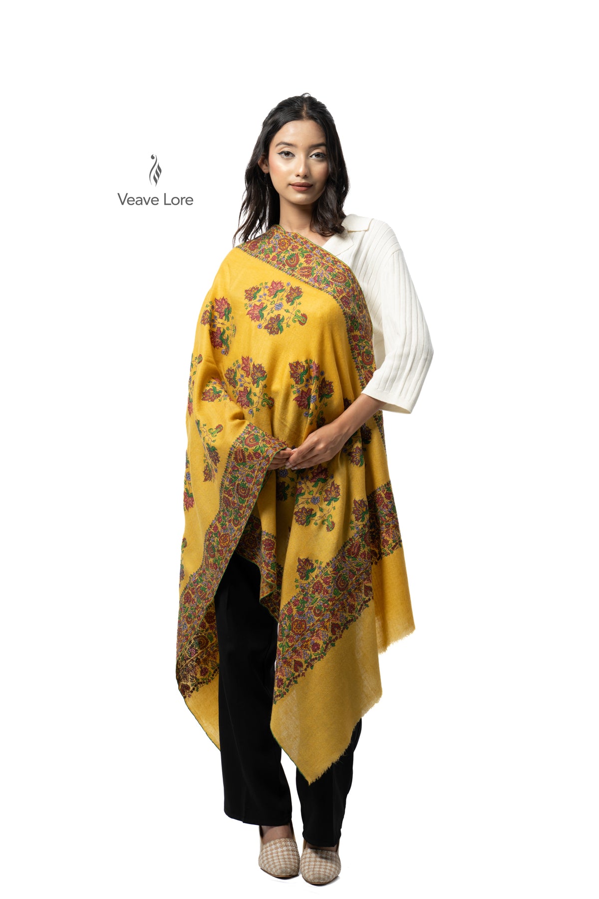 Amber Chinar Pashmina Stole