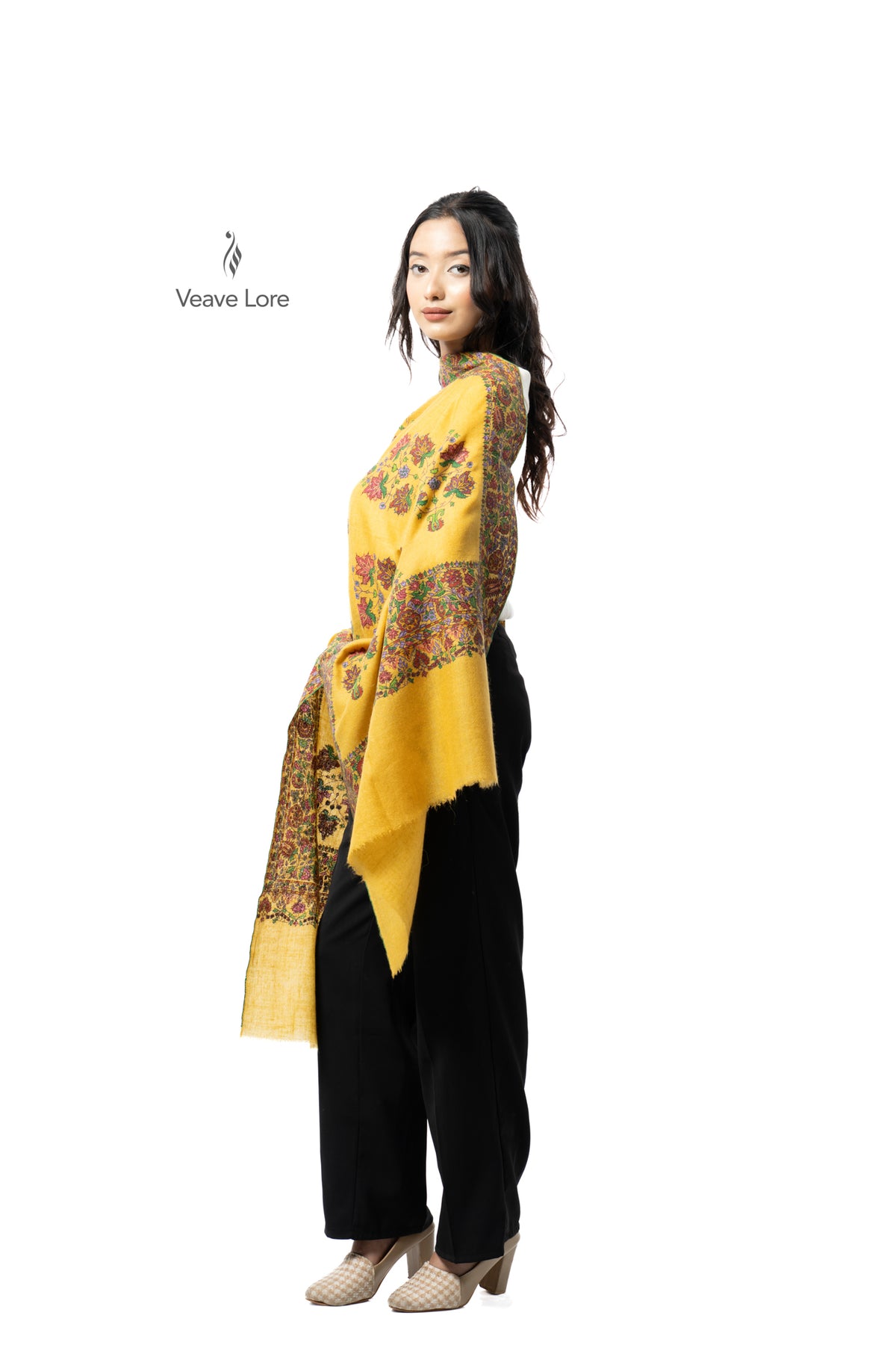 Amber Chinar Pashmina Stole