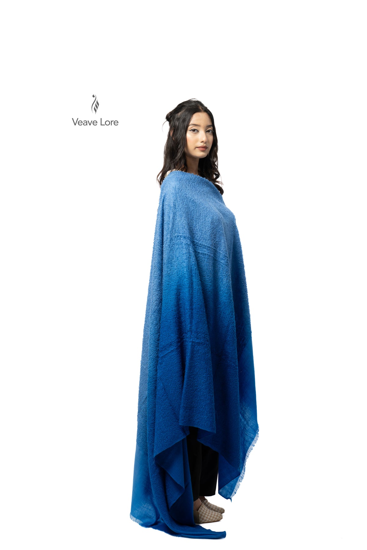 Azure Lapis Pashmina Towel