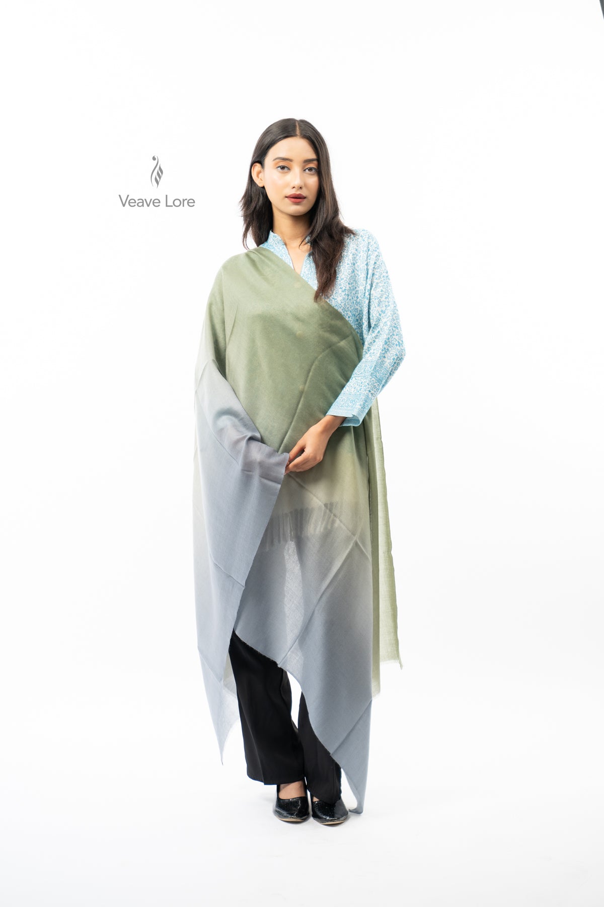 Sagemist Driftfade Pashmina Stole