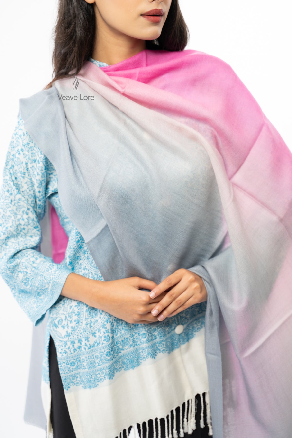 Roseblush Cloudfade Pashmina Stole