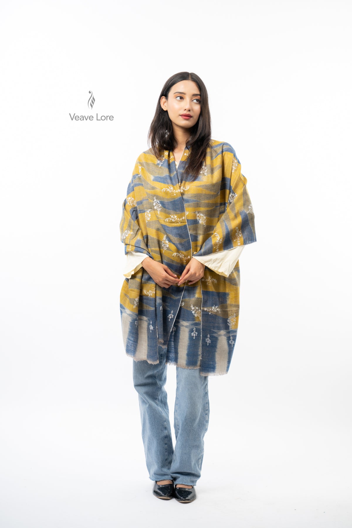 Citrine Sprig Pashmina Stole