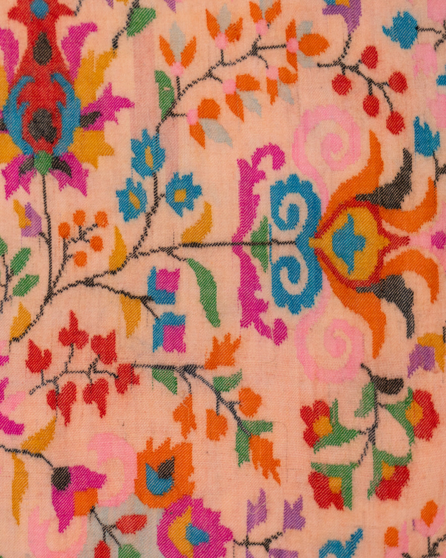 Kani Pashmina Pocket Square Regalia Blossom