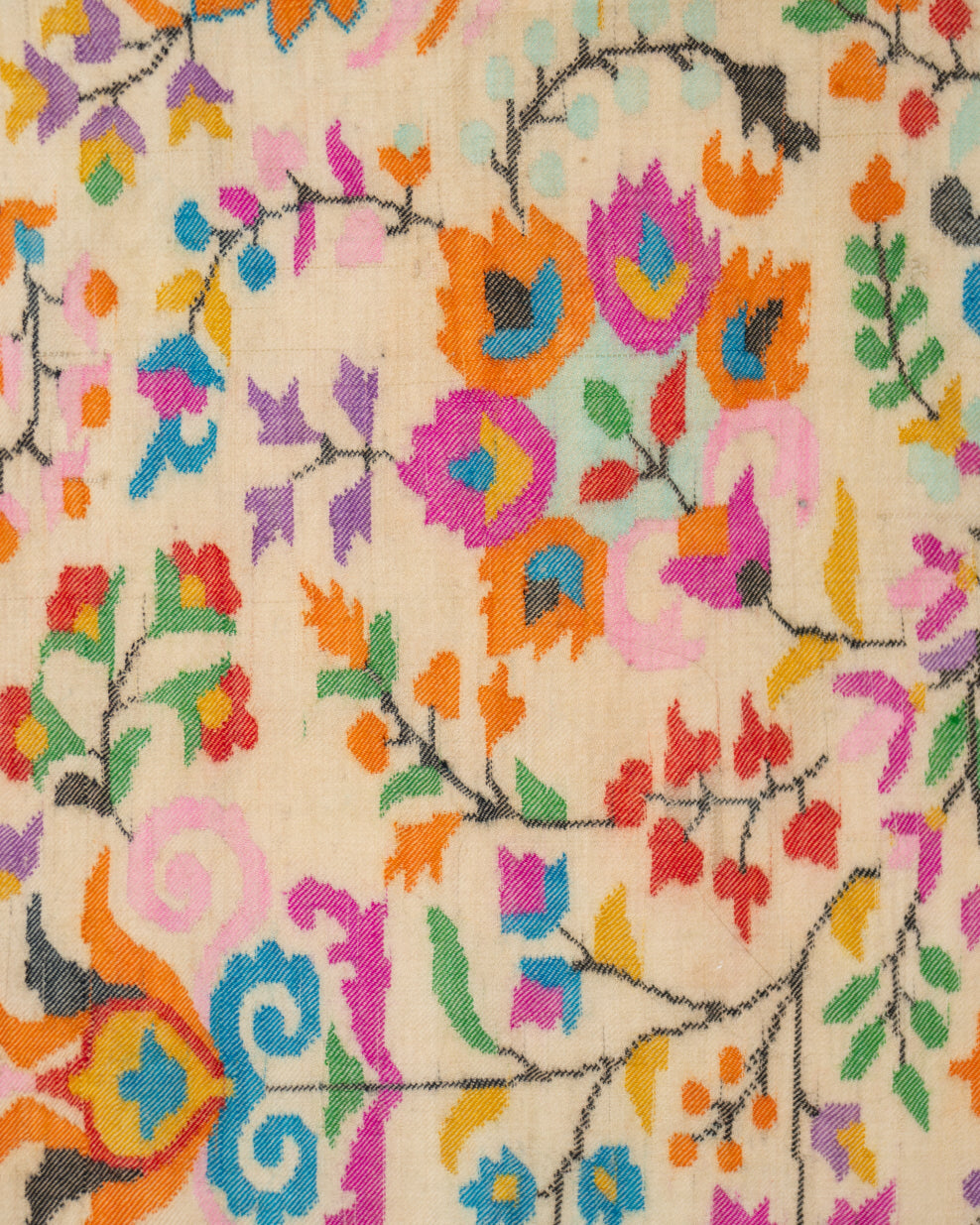 Kani Pashmina Pocket Square Regalia Blossom