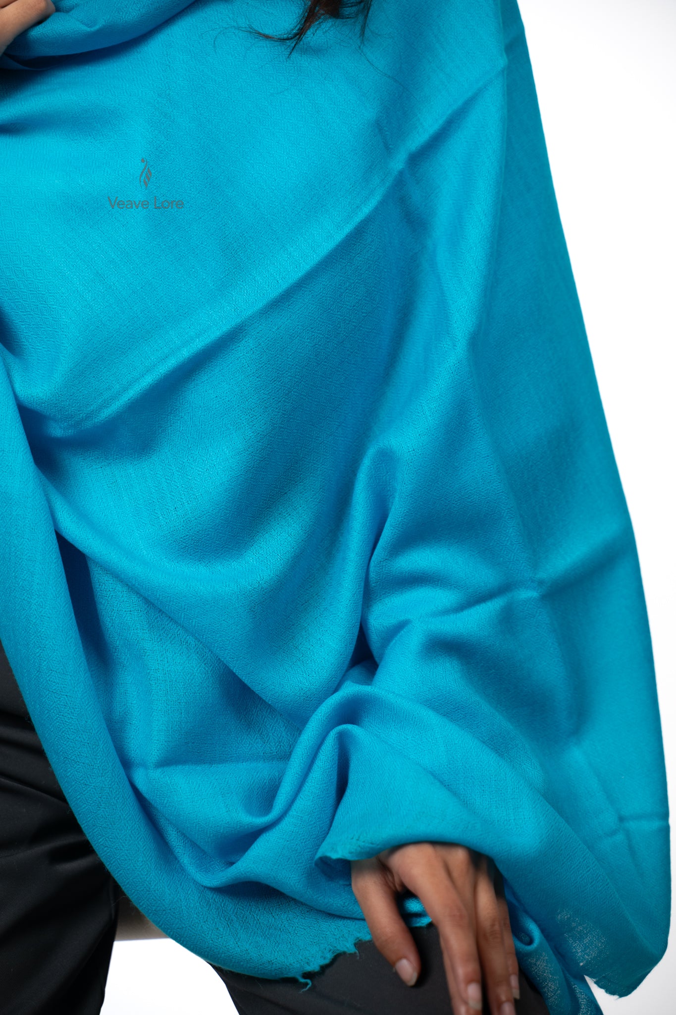Firoza Lagoon Fine Wool Shawl