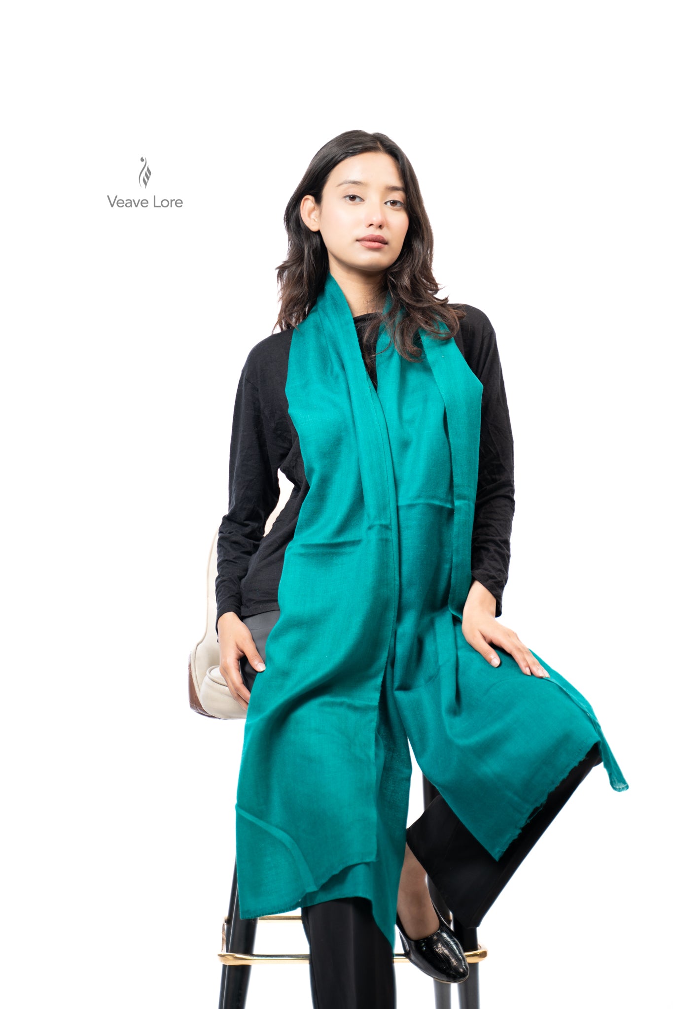 Rangeen Palette Fine Wool Shawl