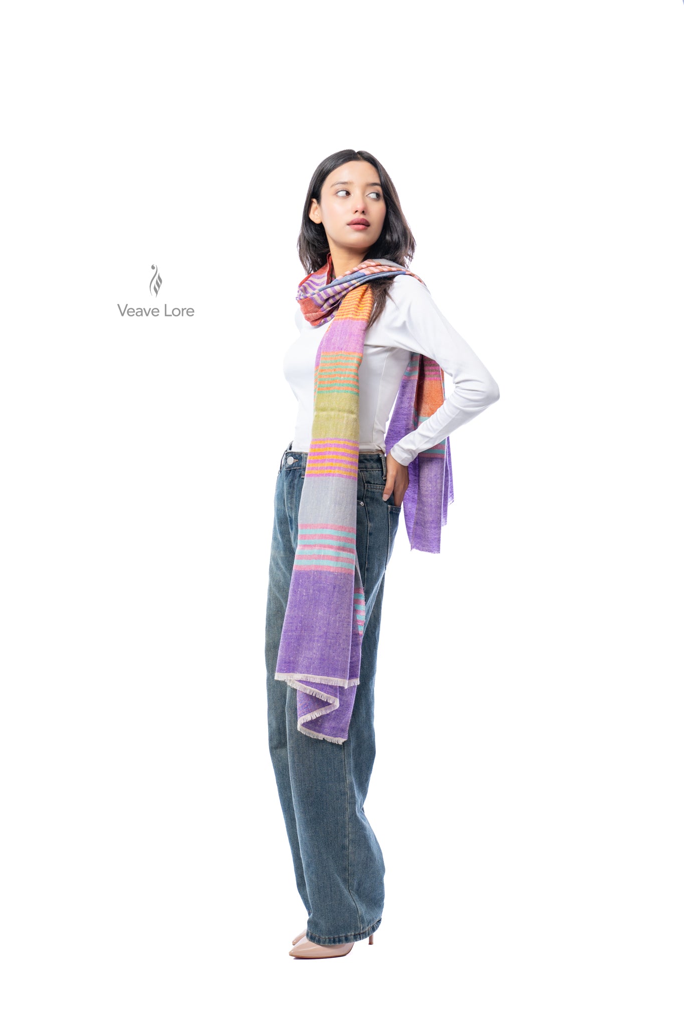 Carnival Weave Pashmina Stole