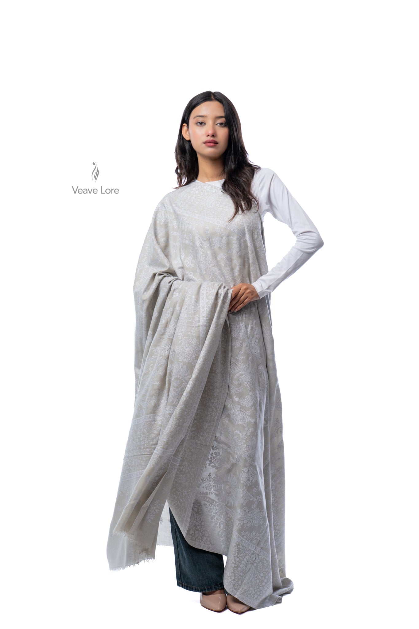 Simin Veil Oversized Pashmina Shawl