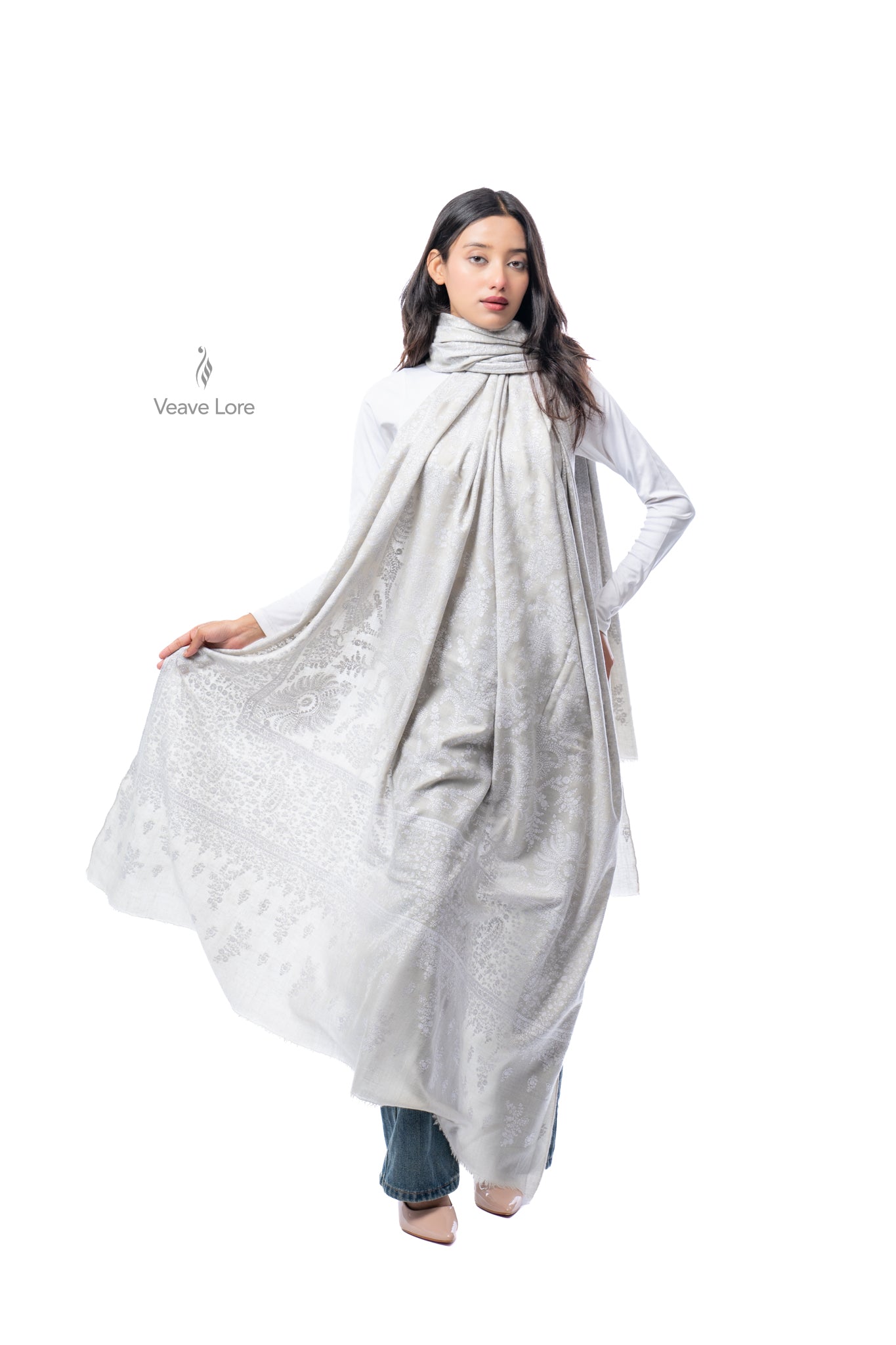 Simin Veil Oversized Pashmina Shawl