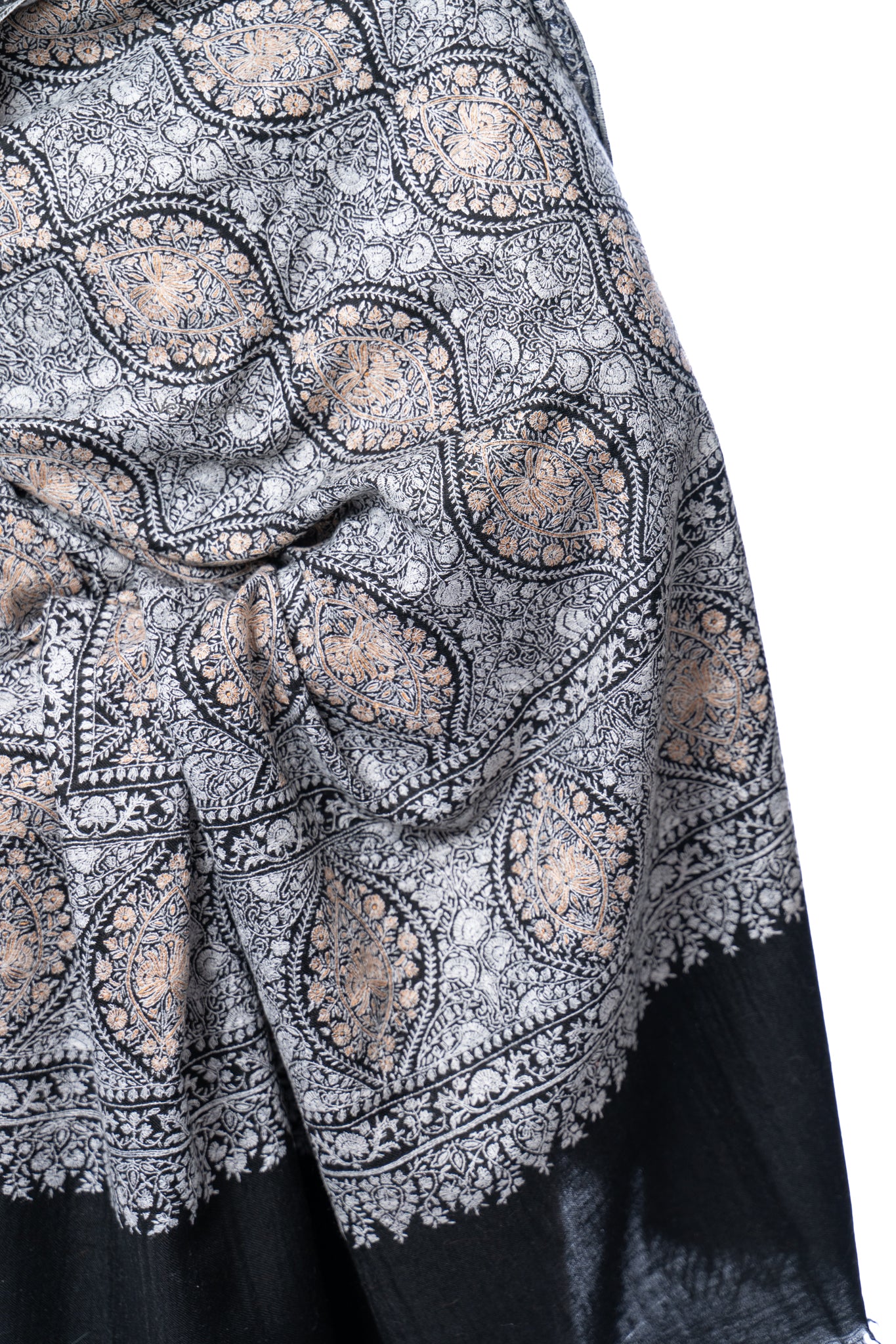 Nuqra Filigree Oversized Pashmina Shawl