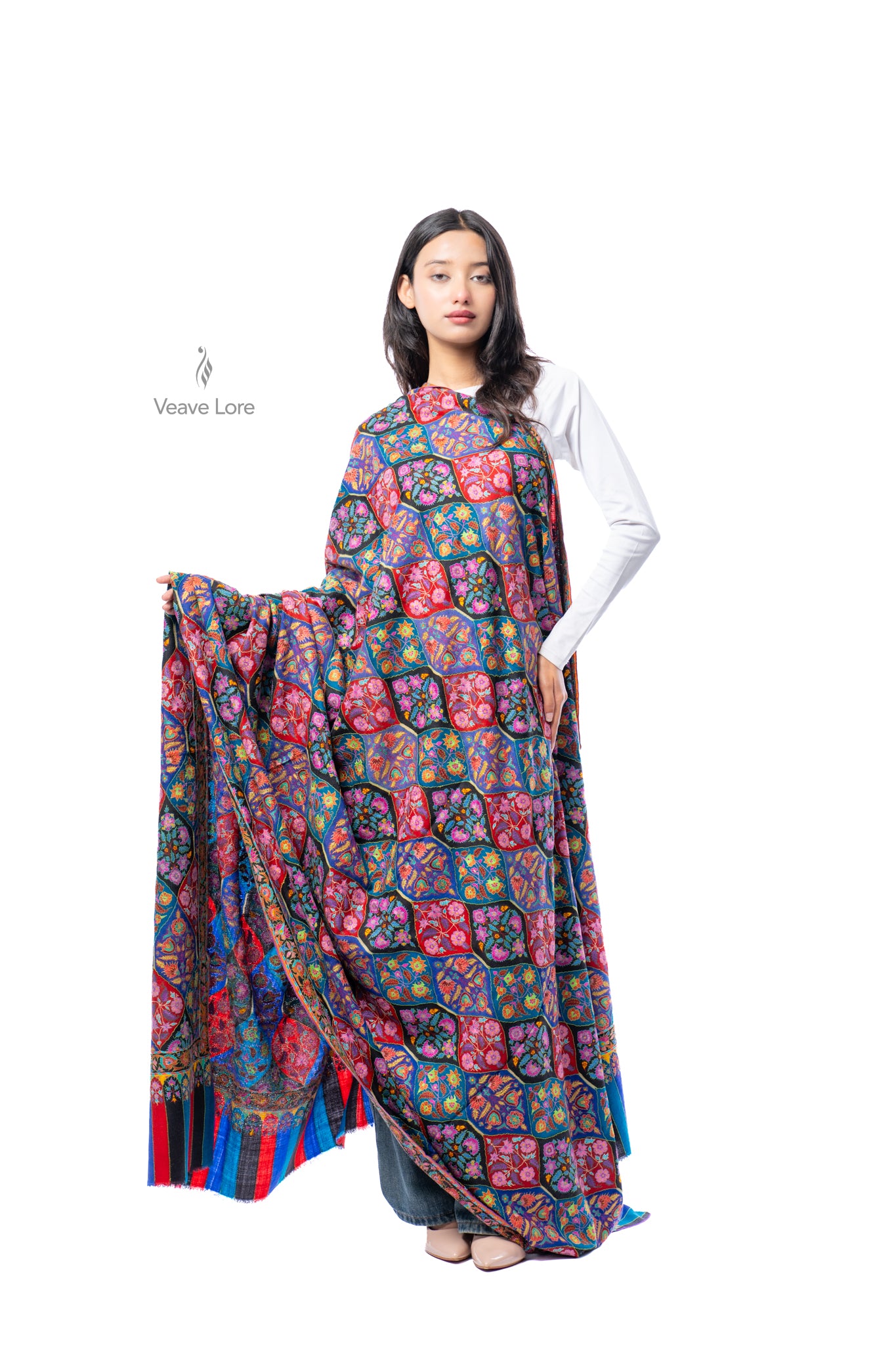 Mina Prism Oversized Pashmina Shawl