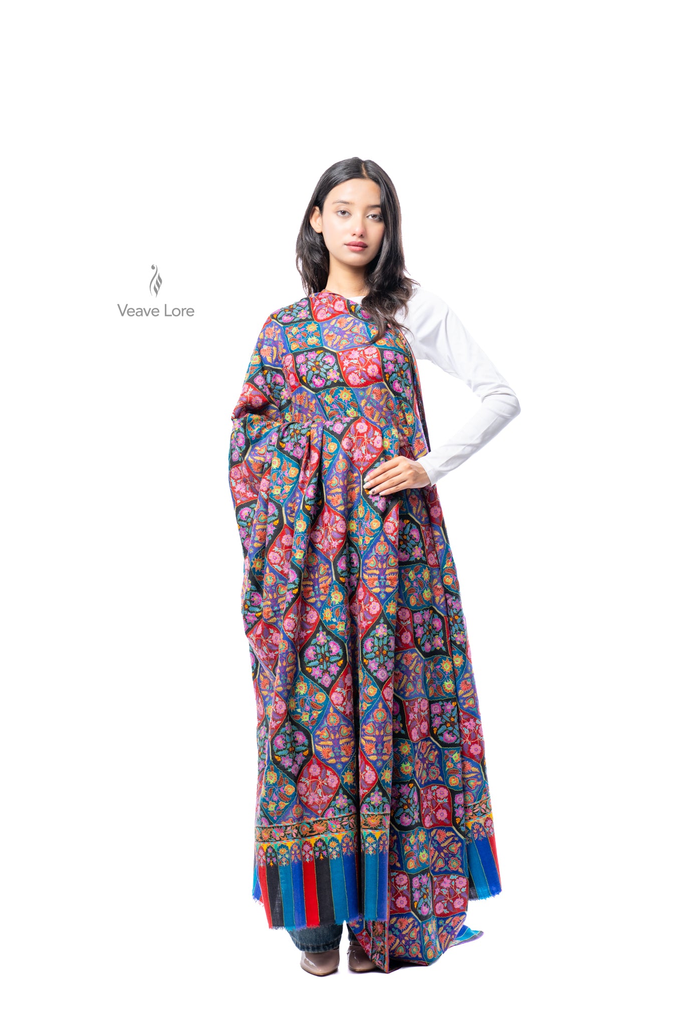 Mina Prism Oversized Pashmina Shawl