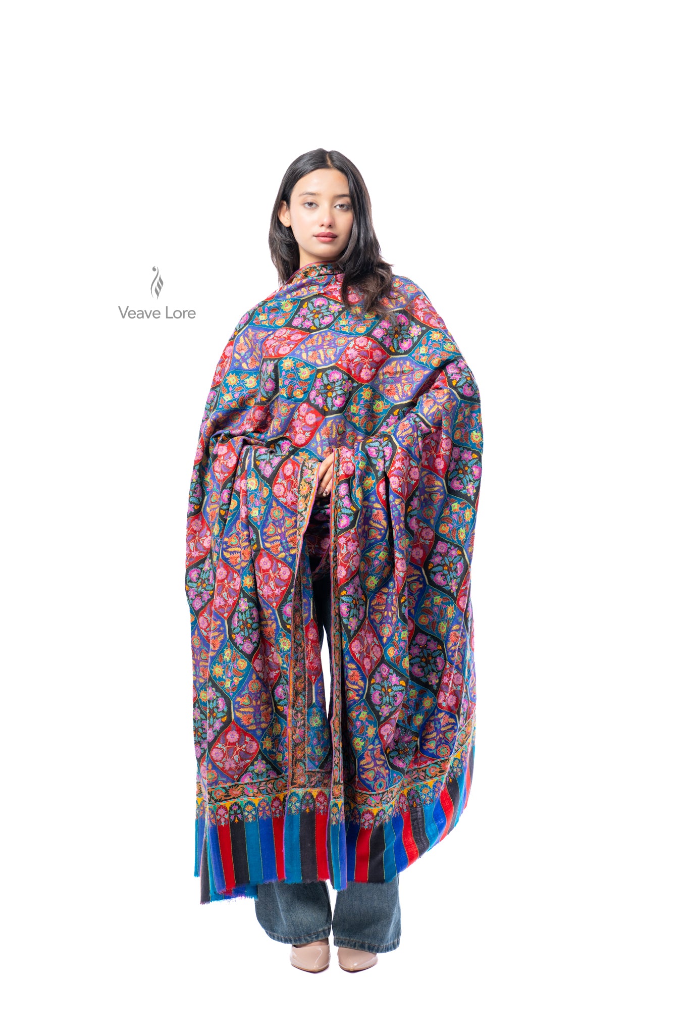 Mina Prism Oversized Pashmina Shawl