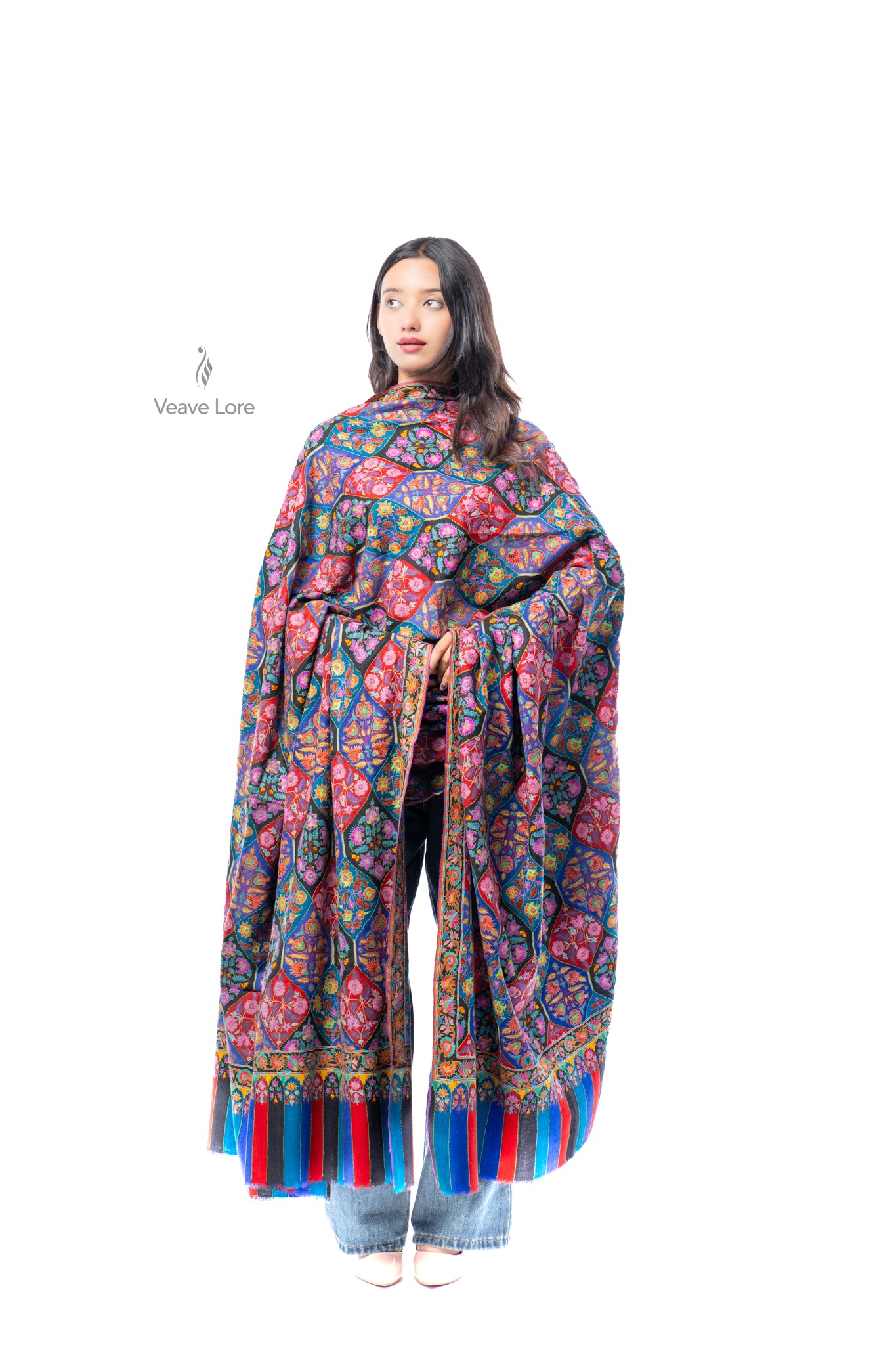 Mina Prism Oversized Pashmina Shawl