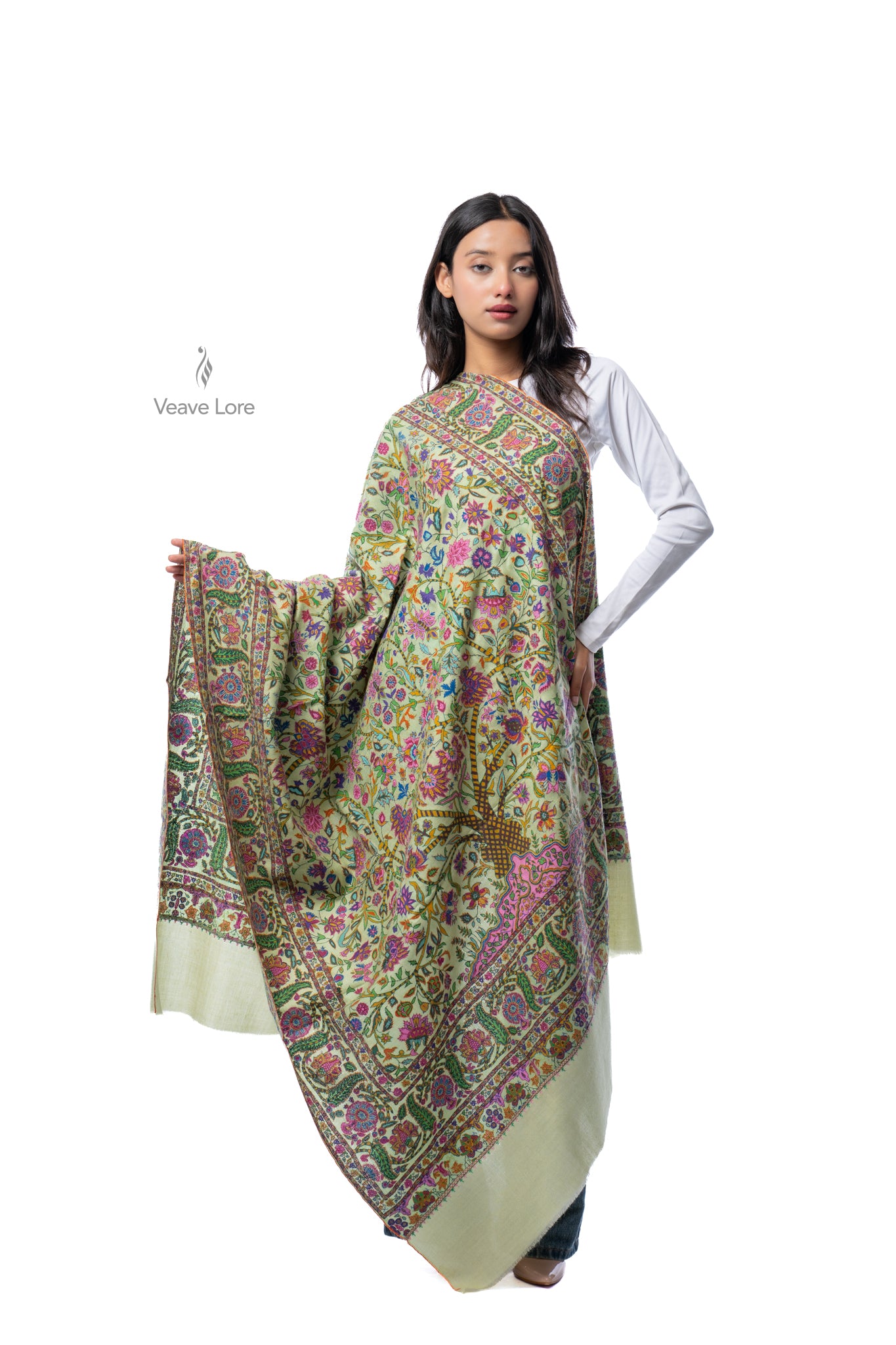 Pista Vale Pashmina Shawl