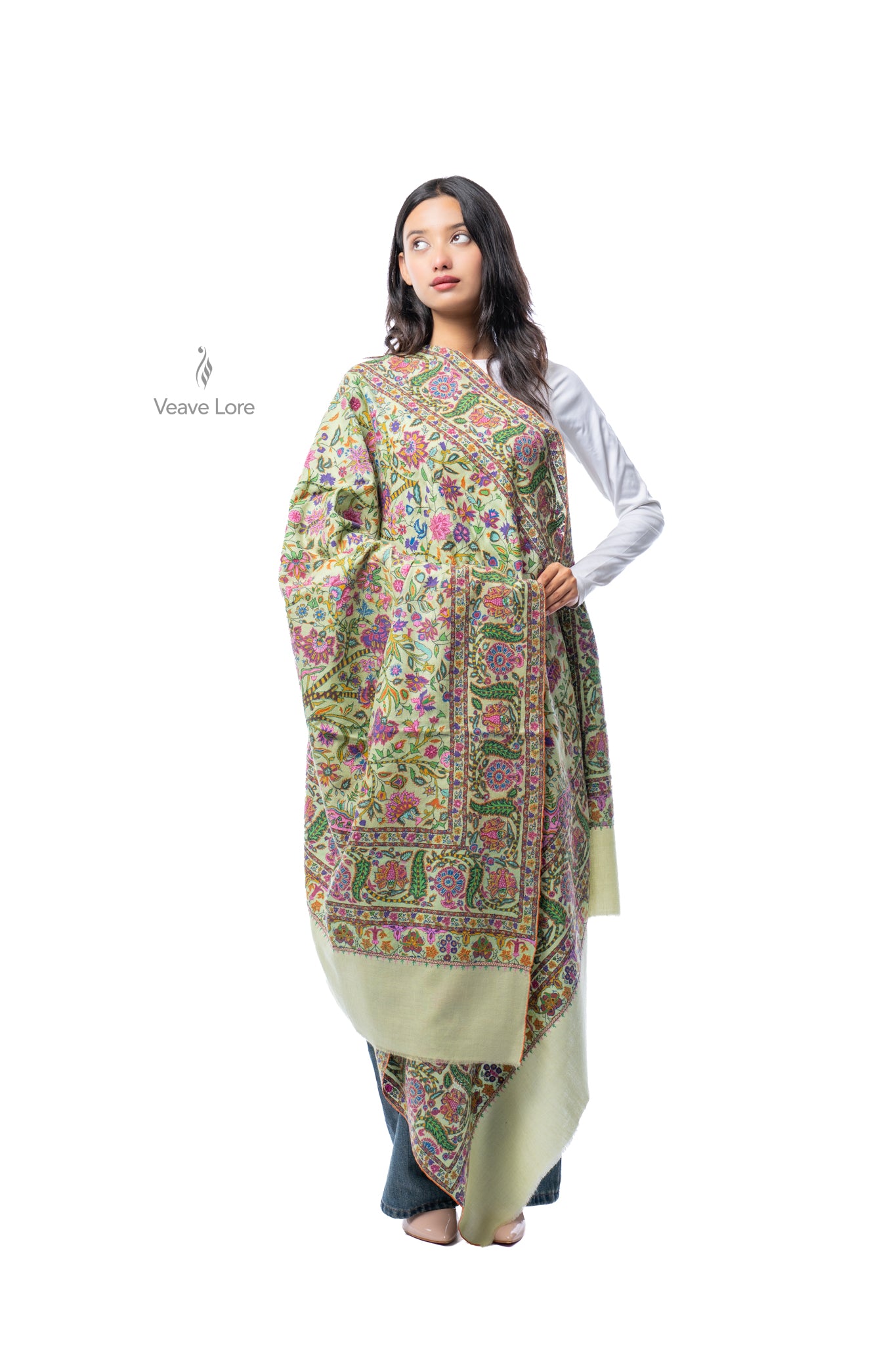 Pista Vale Pashmina Shawl