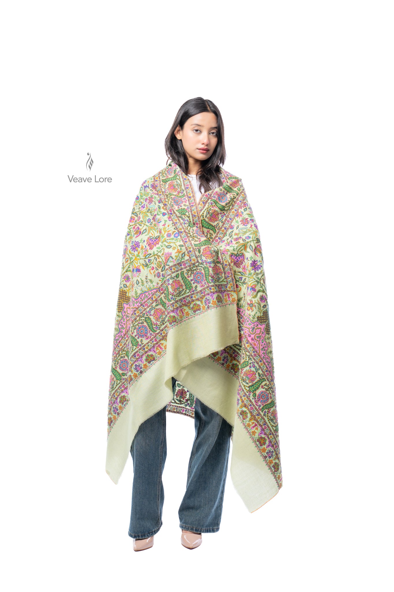 Pista Vale Pashmina Shawl