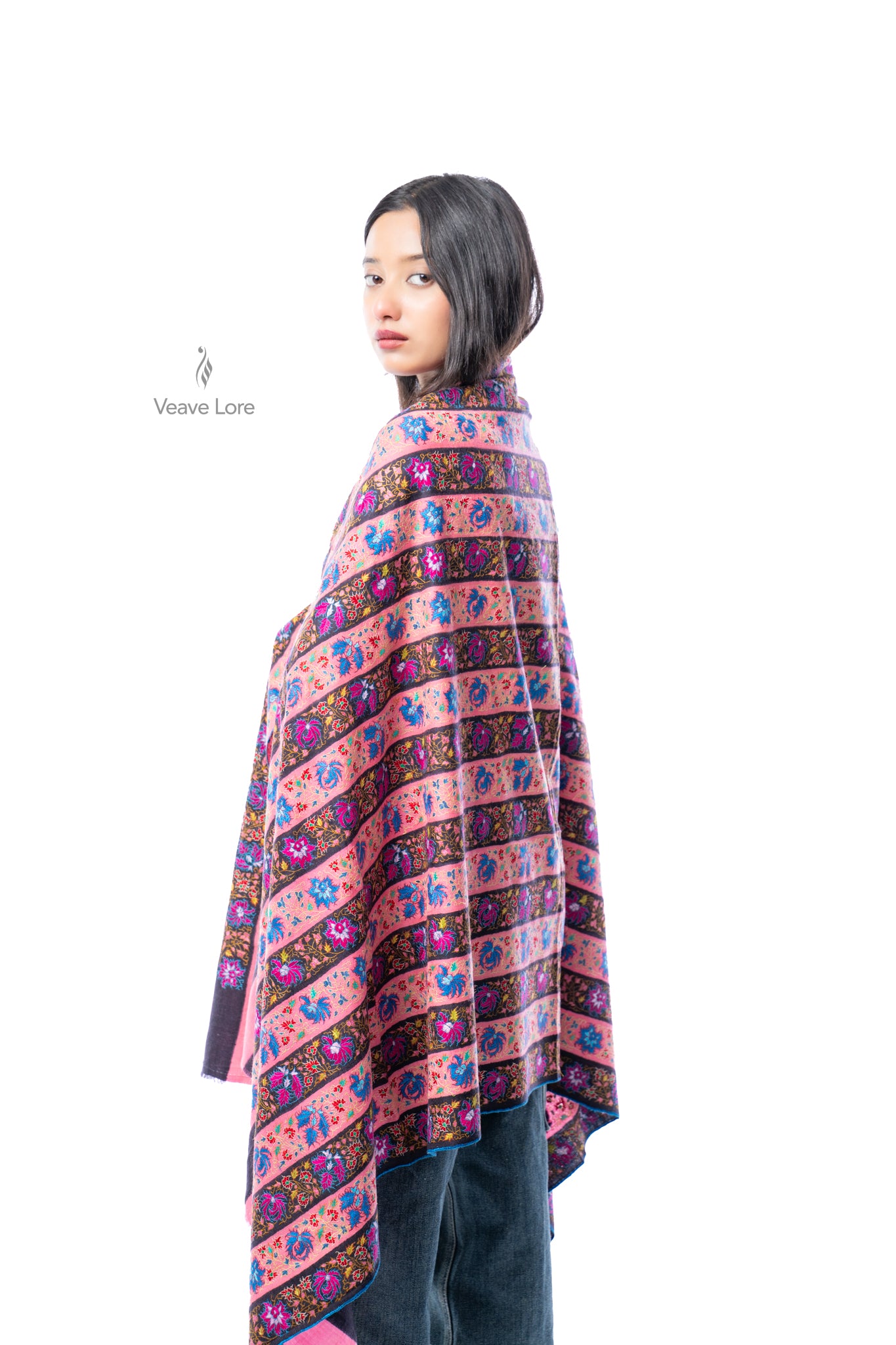 Shireen Ribbon Pashmina Shawl