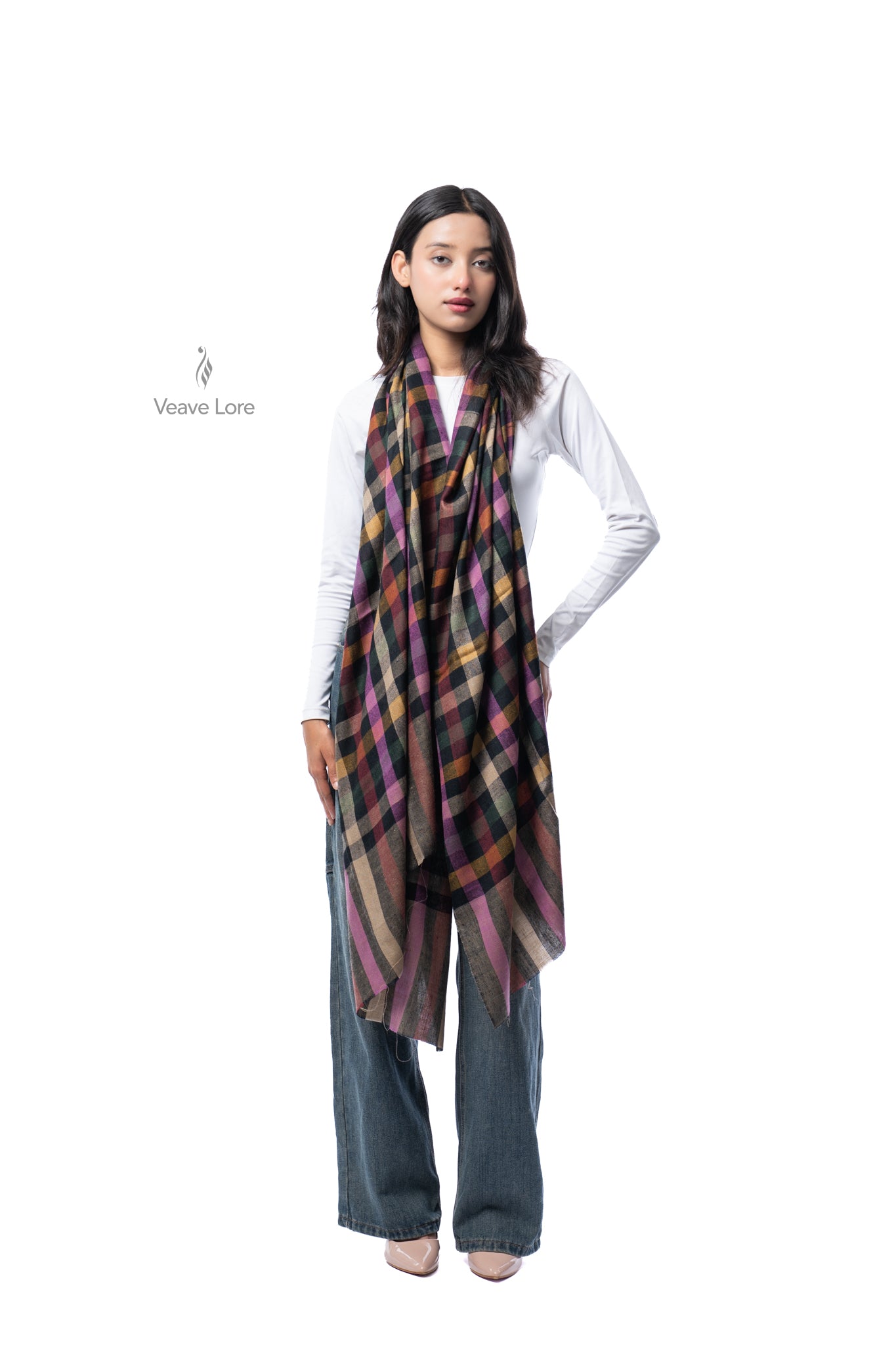 Highland Fold Pashmina Shawl