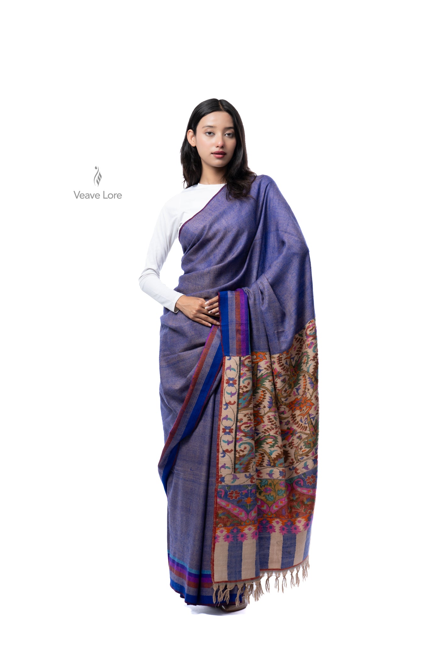 The Nginavat Kani Pashmina Saree