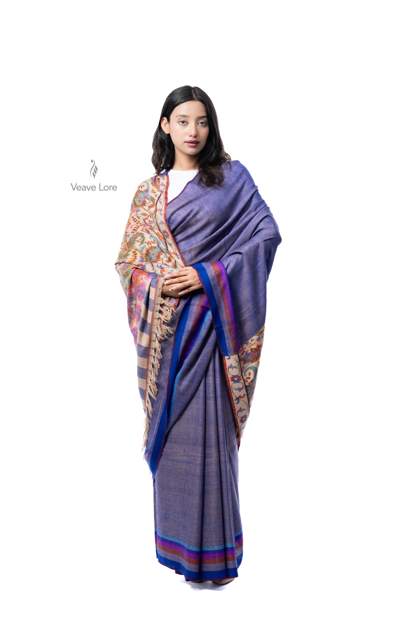 The Nginavat Kani Pashmina Saree