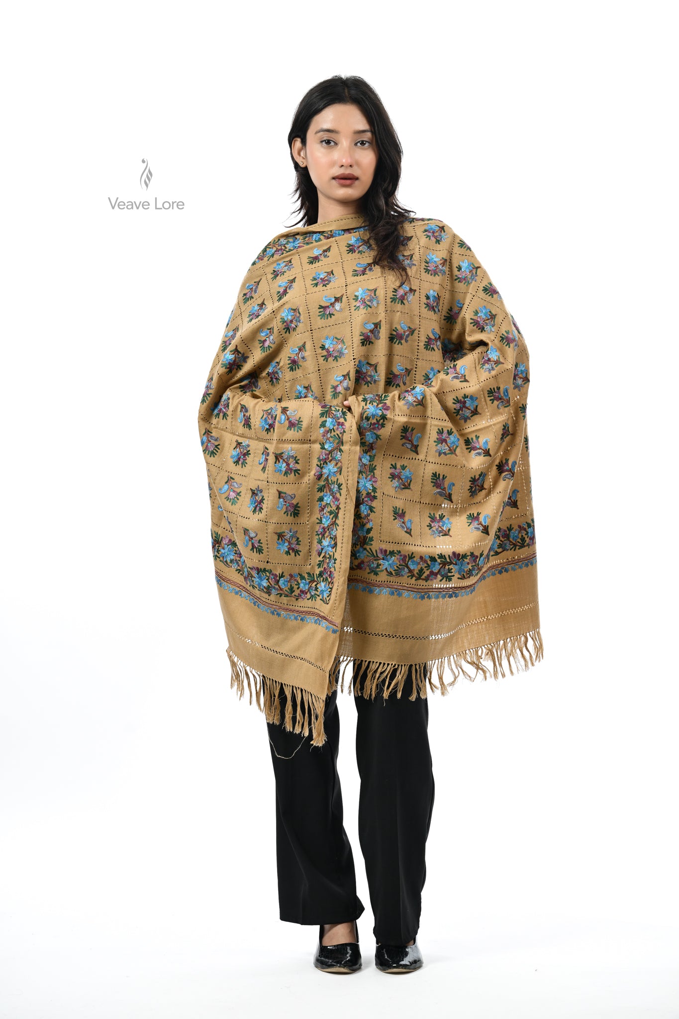 Wildflower ARI Fine Wool Stole