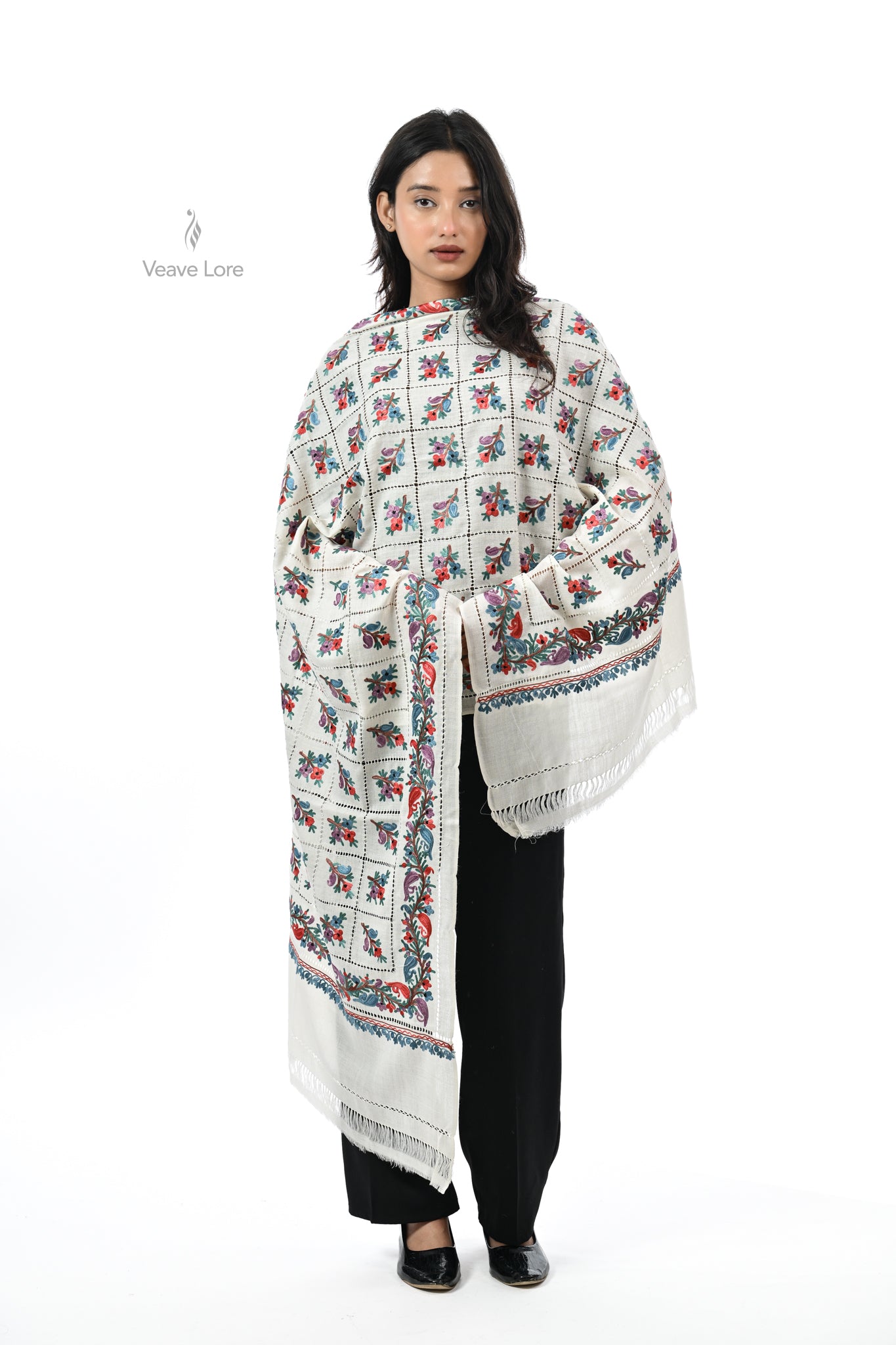 Wildflower ARI Fine Wool Stole