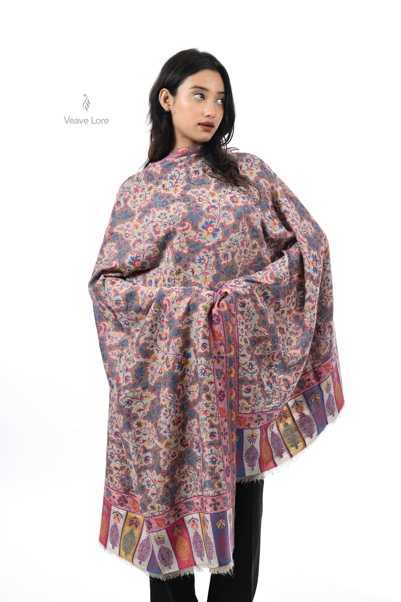 Kani Woven Fine Wool Stole