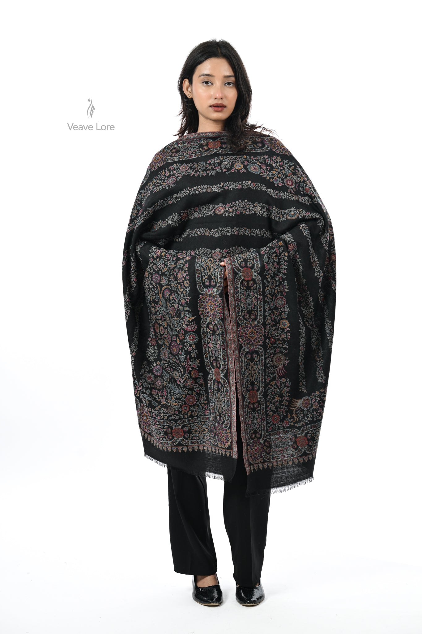 Kani Woven Fine Wool Stole